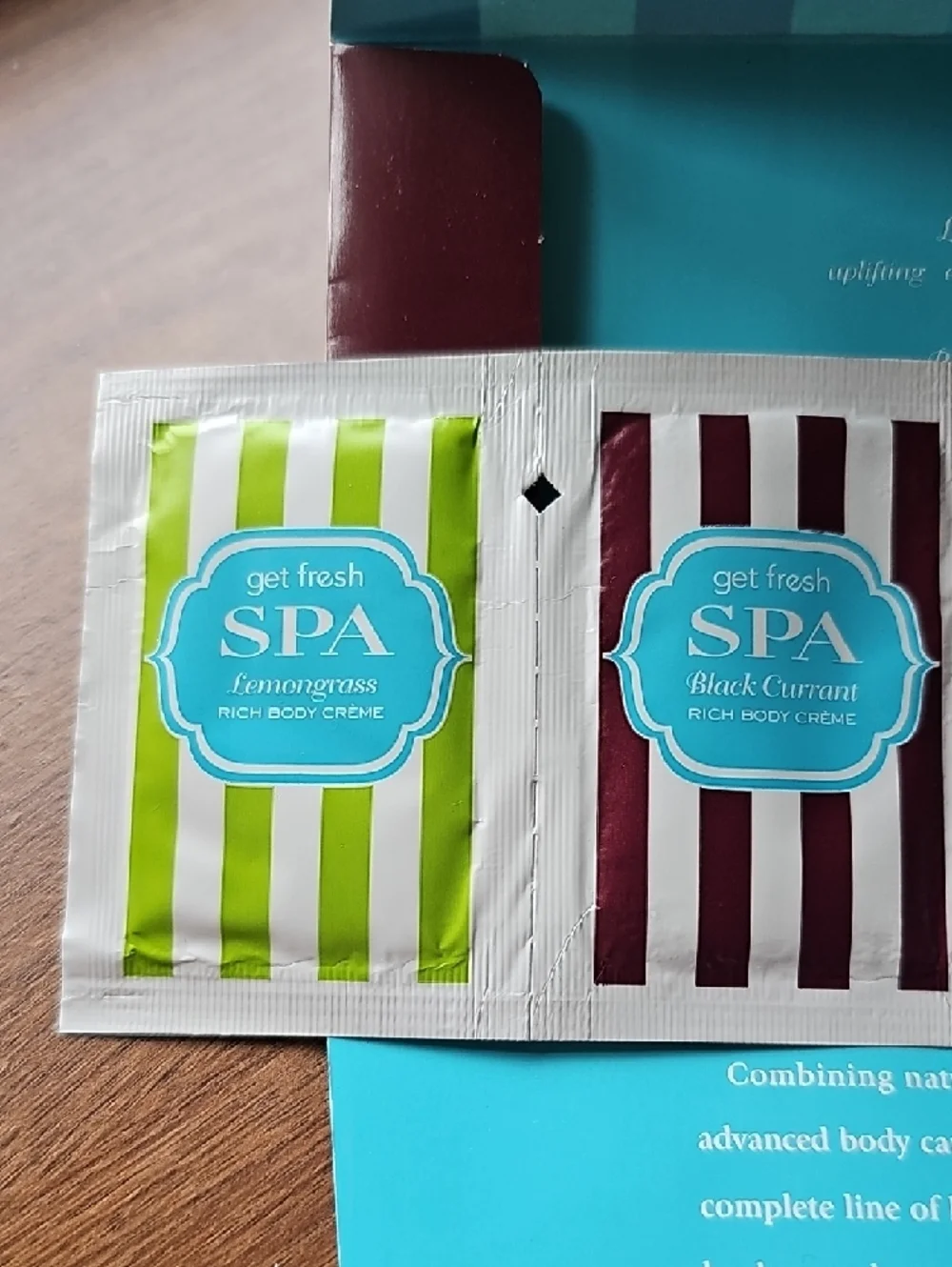 New Vintage Get Fresh Fragrance Sampler Set Rich Body Crème Lemongrass Starfruit